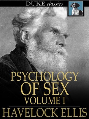 cover image of Studies in the Psychology of Sex, Volume I
